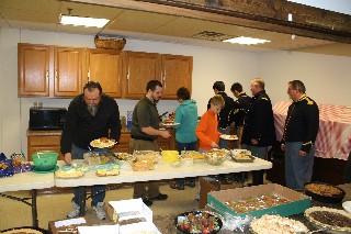 Always good food at the Annual Meeting